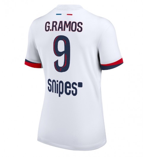 Ženske Nogometnih dresov Paris Saint-Germain Goncalo Ramos #9 Gostujoči 2025-26 Kratki rokavi Ženske Nogometnih dresov Paris Saint-Germain Goncalo Ramos #9 Gostujoči 2025-26 Kratki rokavi